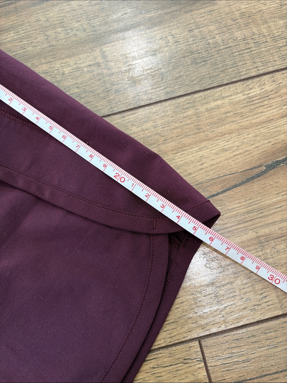 lululemon athletica Women's Deep Wine Athletic Shorts - Picture 9 of 9